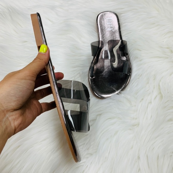 Black clear abstract sandal - Picture 5 of 7